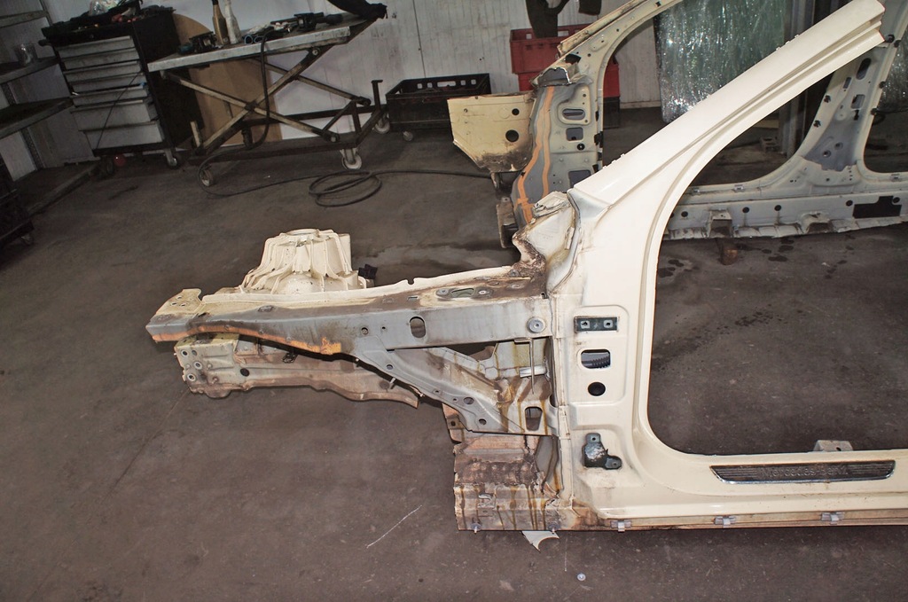 фото №8, Tj414 mercedes w213 лонжерон чверть крила ліва блок двигуна a лівий перед