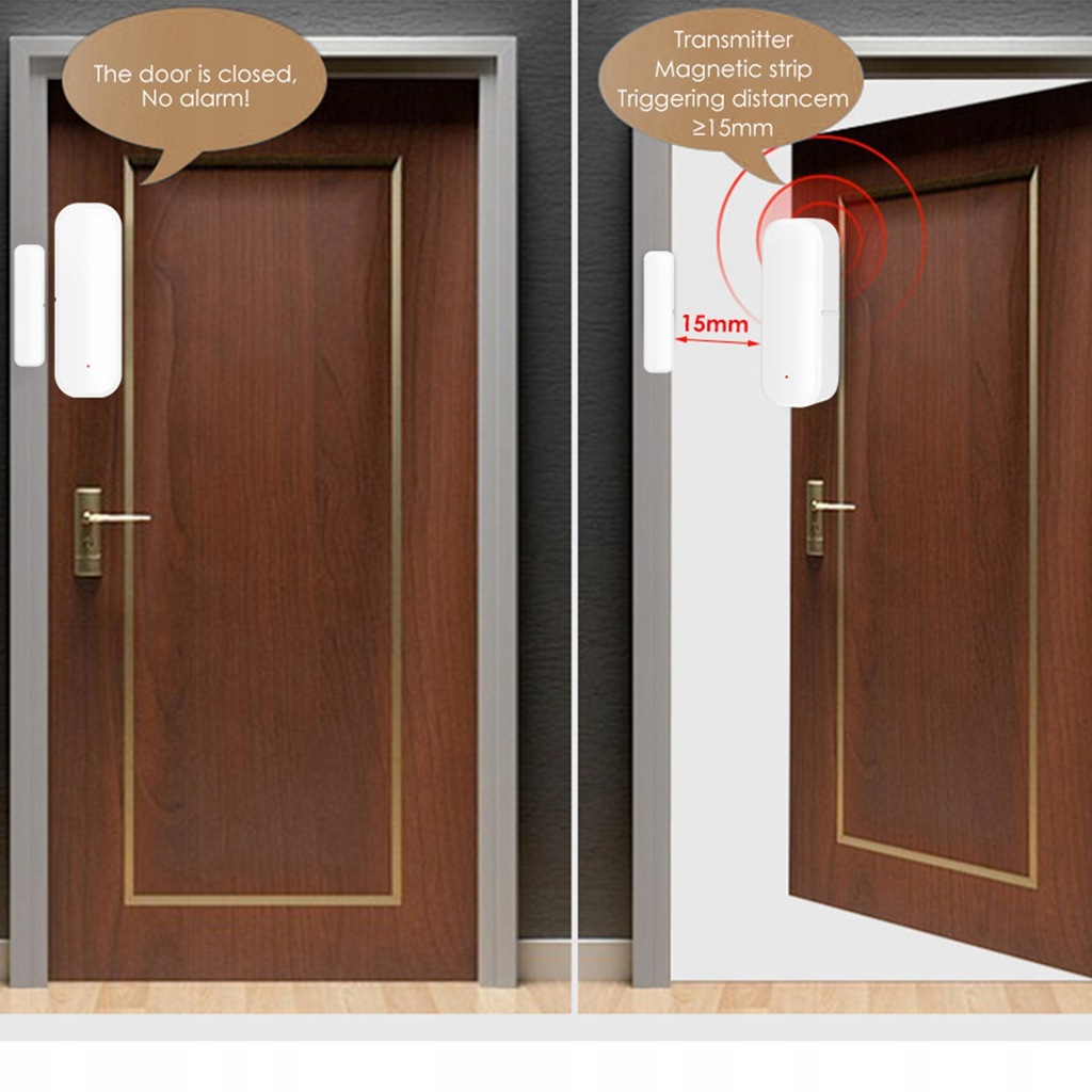 фото №6, Інтелектуальний датчик вікно двері 2.4g wifi магнітний датчик відкривання i