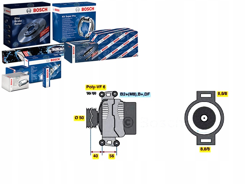 Купить Bos0 986 047 660 генератор jeep grand cherokee 2,