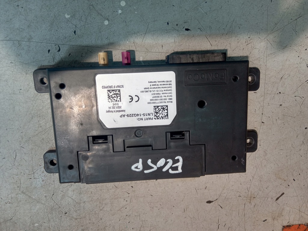 фото №1, Ford ecosport lift модуль інтерфейс bluetooth