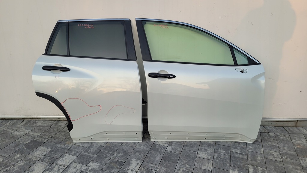 фото №14, Дверь задняя задние правое toyota corolla cross dem0ntaż kod koloru 089