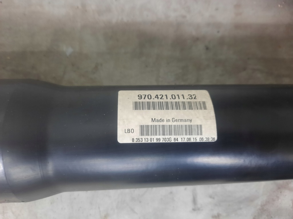 фото №5, Porsche panamera 970 gts wał привідний 97042101132