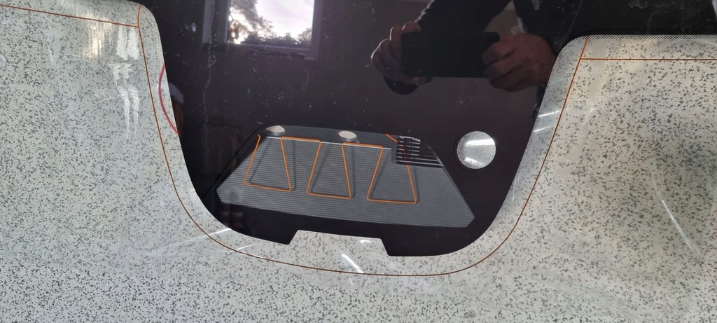 фото №6, Скло передня перед volvo polestar 4 23- nowa оригінальна, датчик, hud