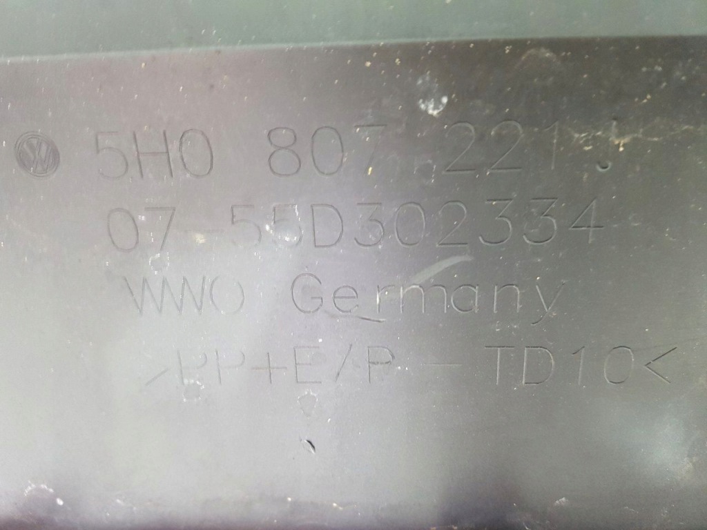 фото №6, Volkswagen vw golf viii 8 5h0 бампер перед передній оригінал