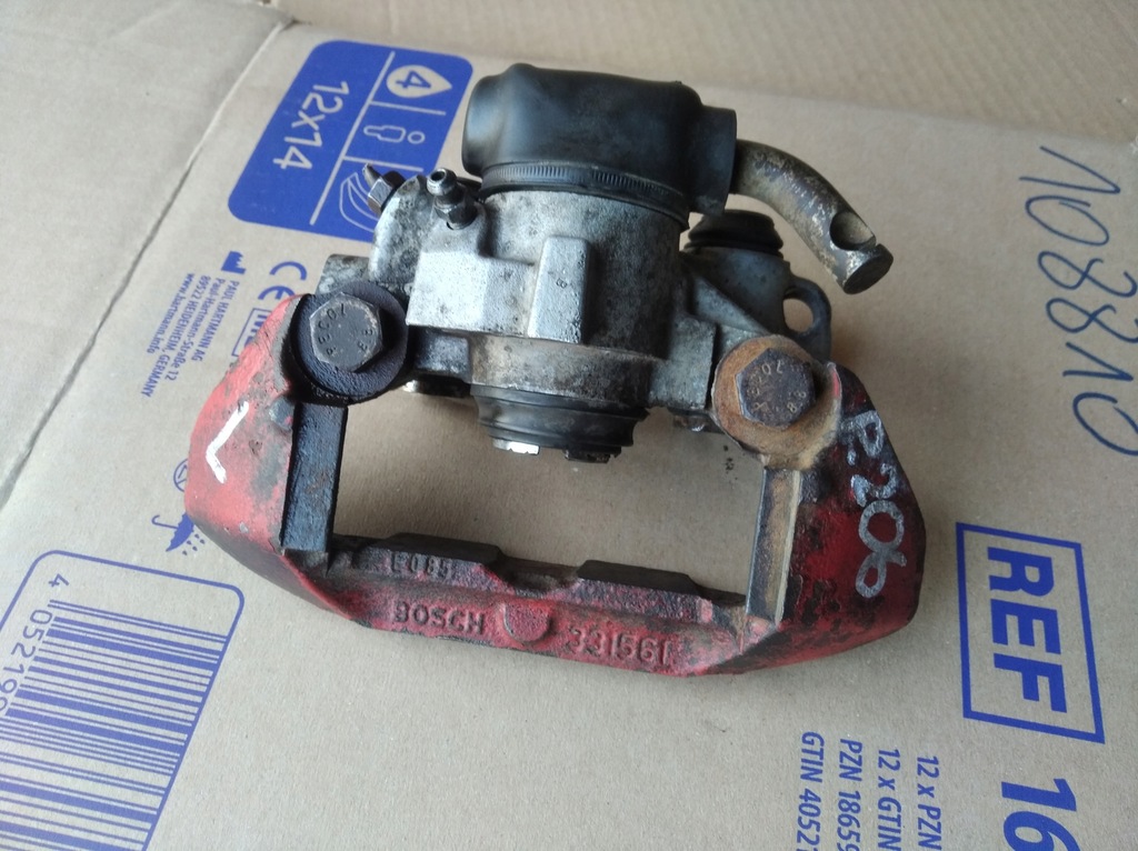 фото №1, Суппорт тормозной перед левый peugeot 206