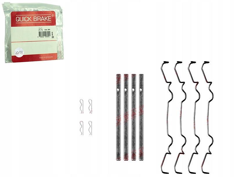 фото №1, Набір монтажний гальмівних колодок перед iveco daily iv daily vi ford transit