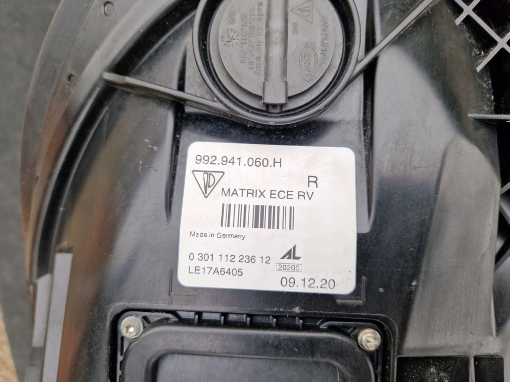 фото №9, Повний лампи перед передні porsche carrera 911 992 matrix europa 2019-