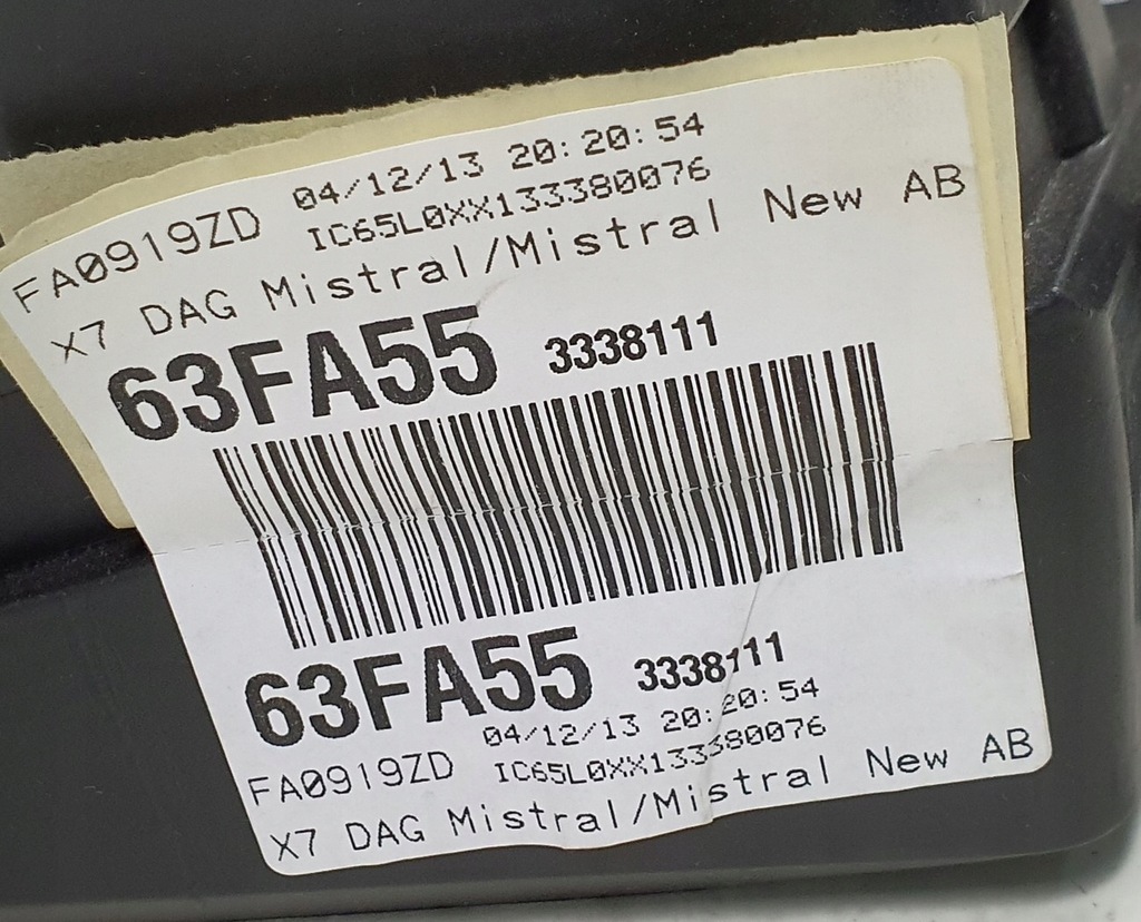 фото №5, Приборная панель приборная консоль citroen c5 iii x7 europa