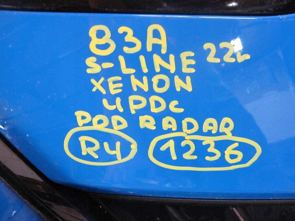 фото №15, Бампер audi q3 83a 4 pdc s-line 22r ксенон pod радар передній