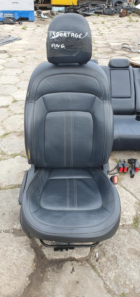 фото №7, Сидіння заднє сидіння ремені шкіра kia sportage iii