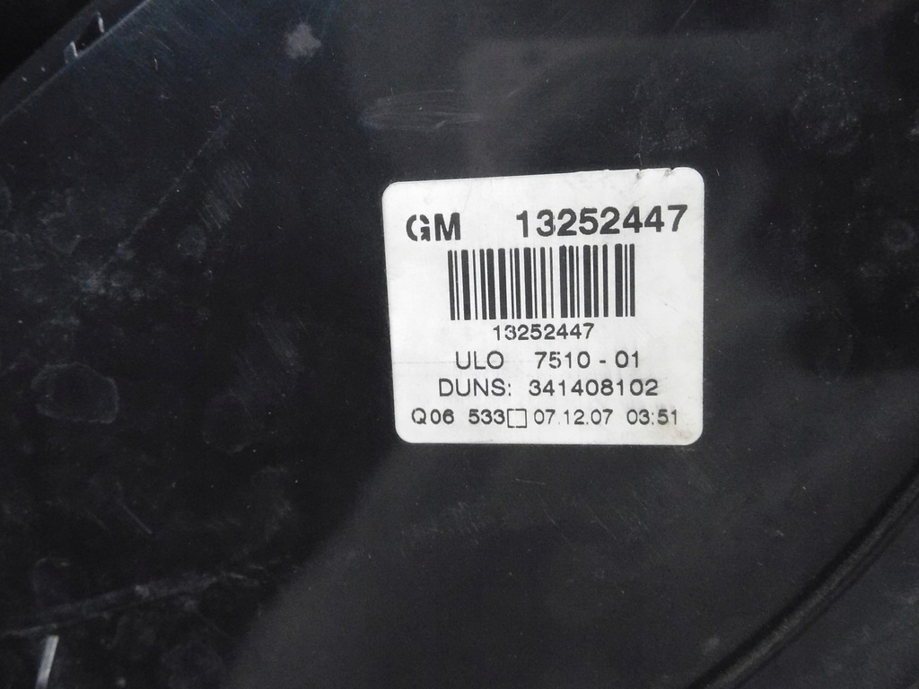 фото №10, Лампа левый задняя opel zafira b оригинальный номер 13252447