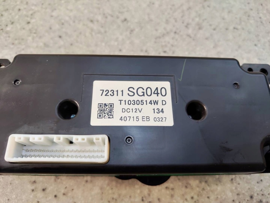 фото №6, Панель обдув кондиціонера блок керування 72311sg040 subaru forester iv sj