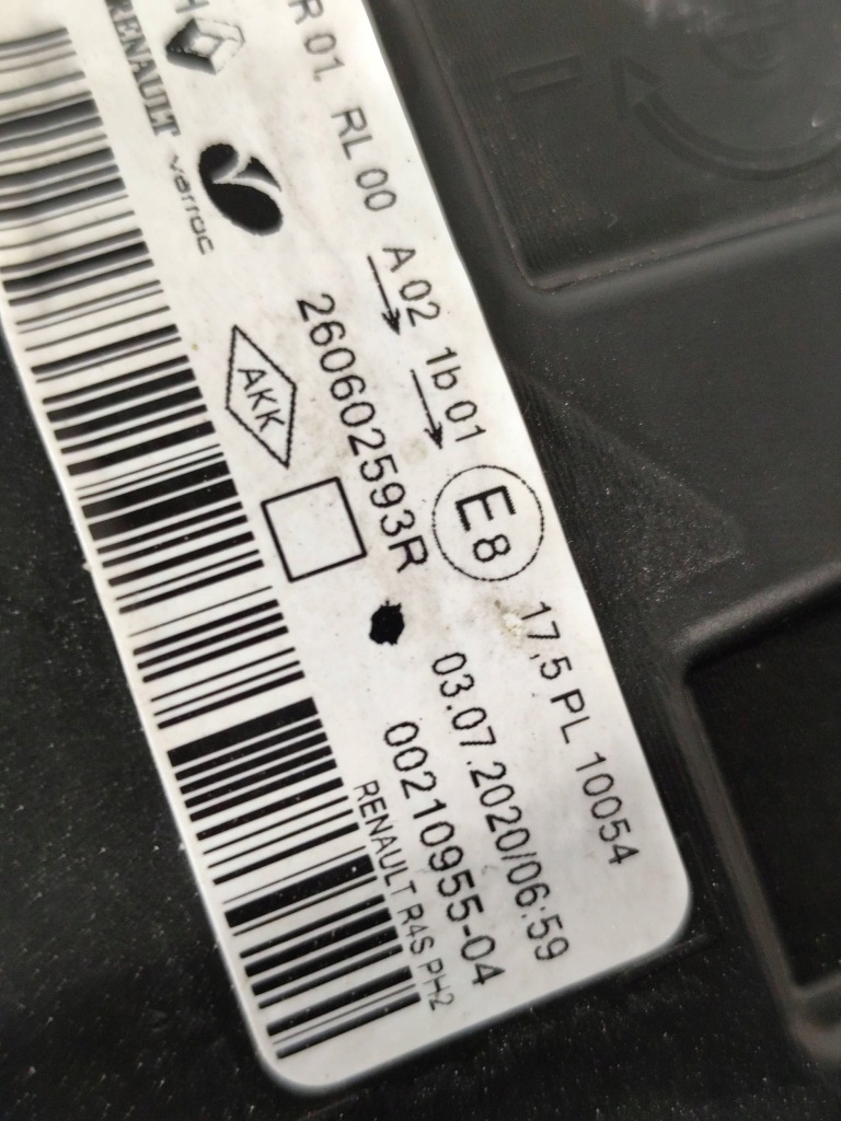 Renault twingo 3 рестайлинг  19- левый перед левая передняя фара + led wlkp европа Цена