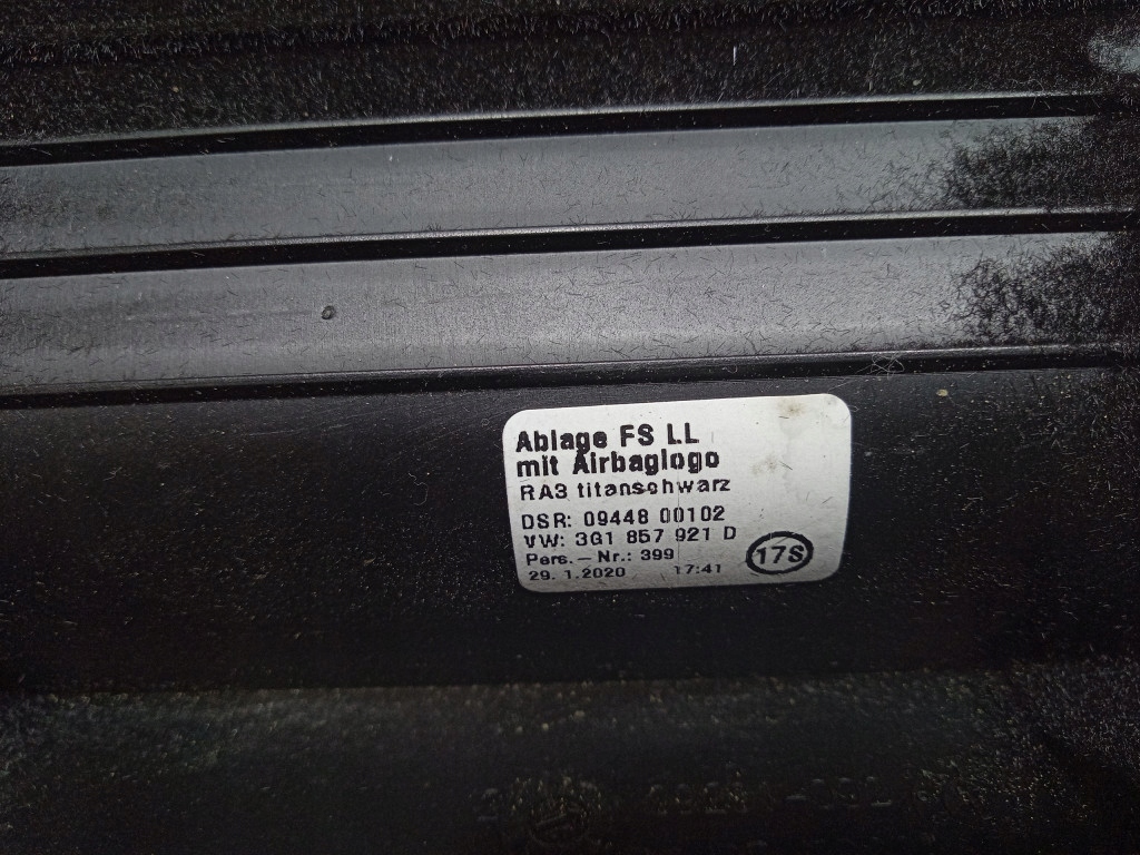 фото №5, Vw arteon бардачок водителя eu 3g1857921d