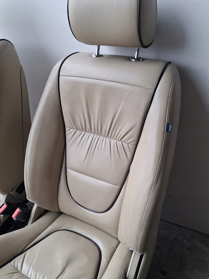 фото №6, Сиденья перед заднее сиденье задняя комплект jagóra xj x350 europa светлая кожа 2006 rok