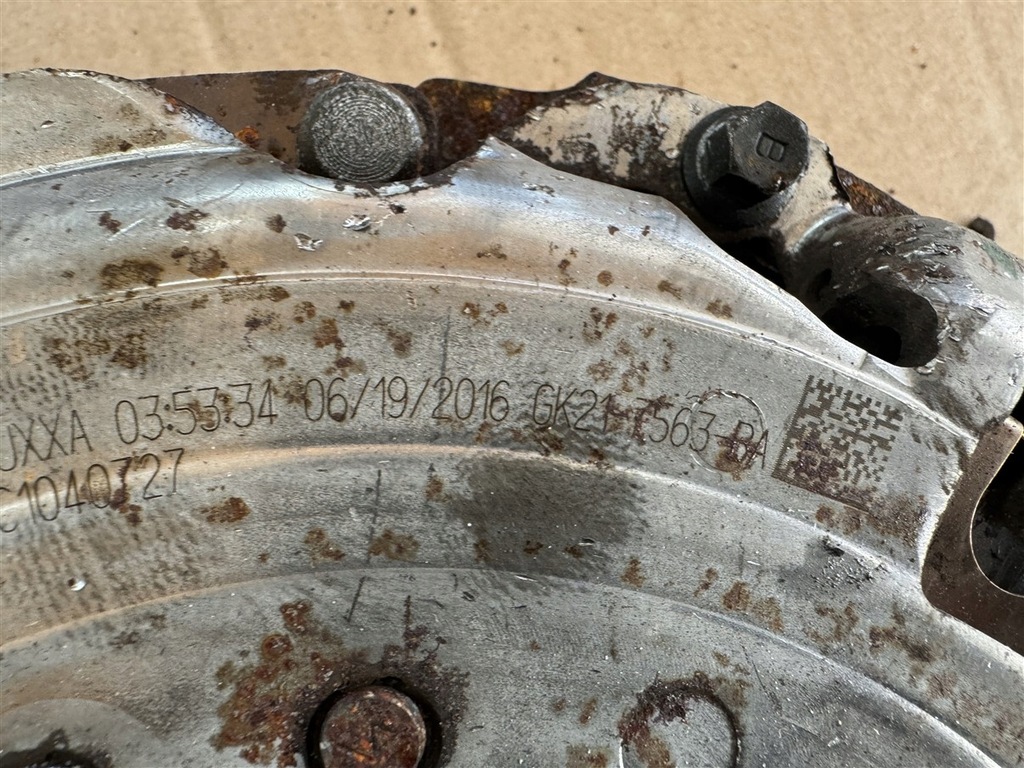 фото №6, Колесо двухмассовый сцепление диск прижим ford transit mk8 custom 2.0 ecoblue