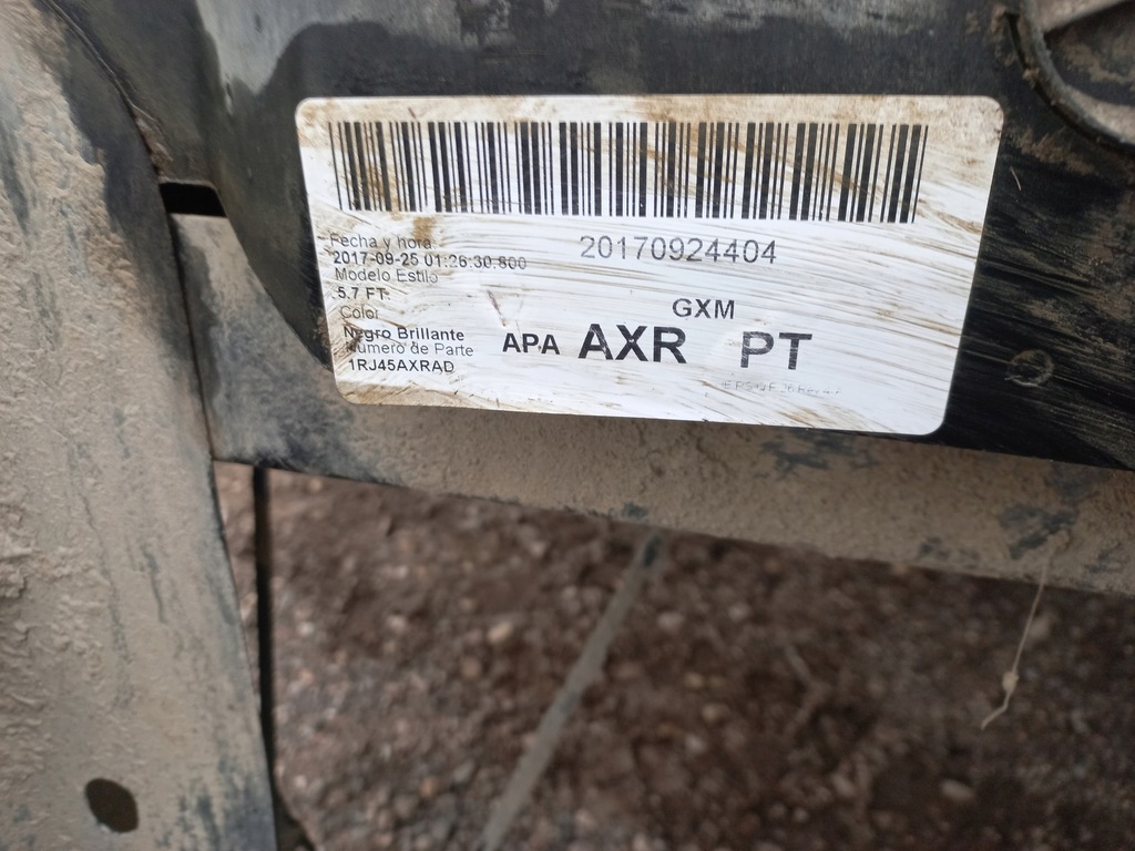 фото №7, Dodge ram iv 09- кузов крыло борт usa 186cm pxr