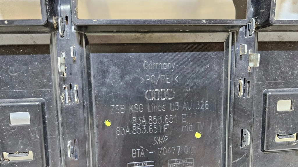 фото №11, Решітка радіатора решітка радіатора решітка радіатора радіатора audi q3 ii s-line 83a853651e