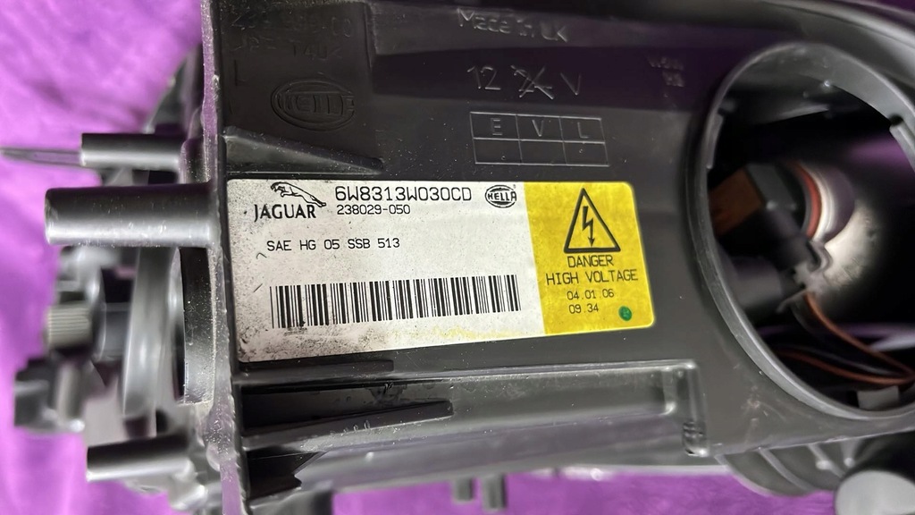 фото №9, Лампа jaguar xkr xk x150 bi ксенон ні поворотний europa ліва