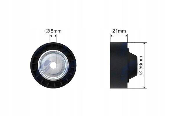 фото №2, Nty ролик натяжителя ремень клиновой dacia logan logan ii logan mcv ii
