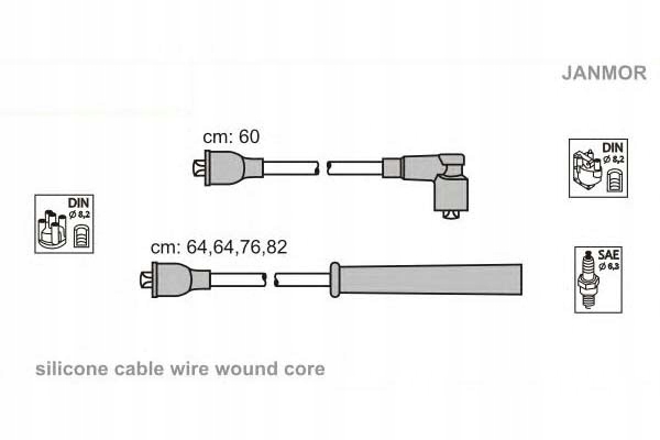 фото №1, Janmor дроти запалювання ford cortina 2000