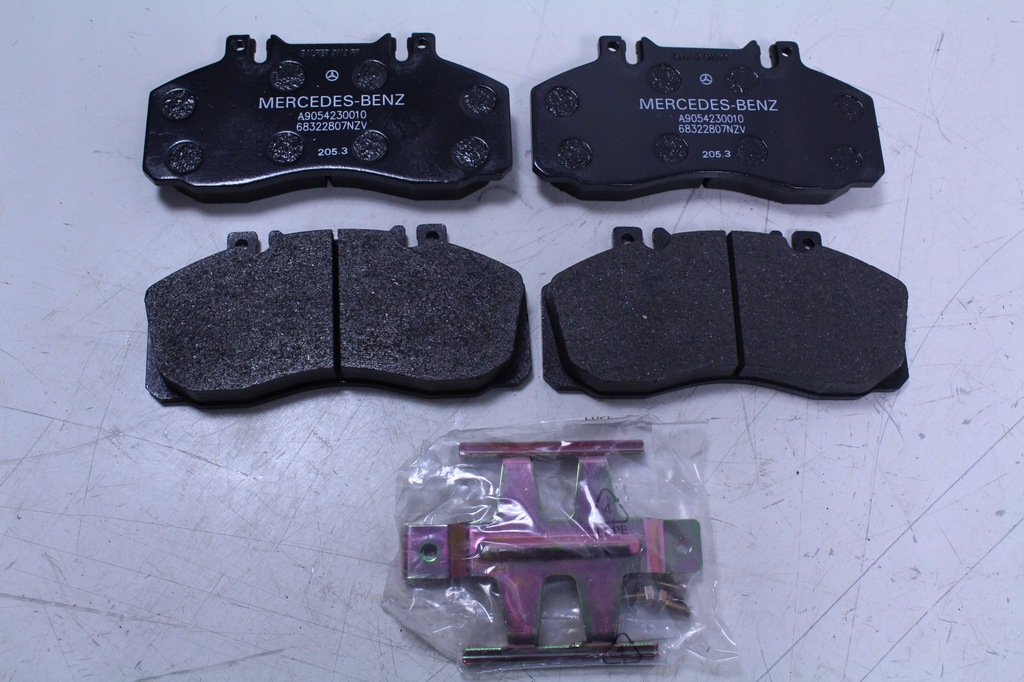 фото №1, Гальмівні колодки гальмівні перед mercedes a9054200020