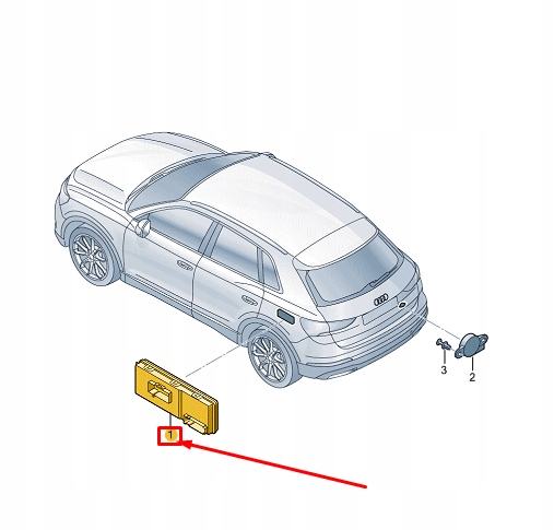 фото №1, Audi q4 e-tron задні двері керування unit 1ea959107a