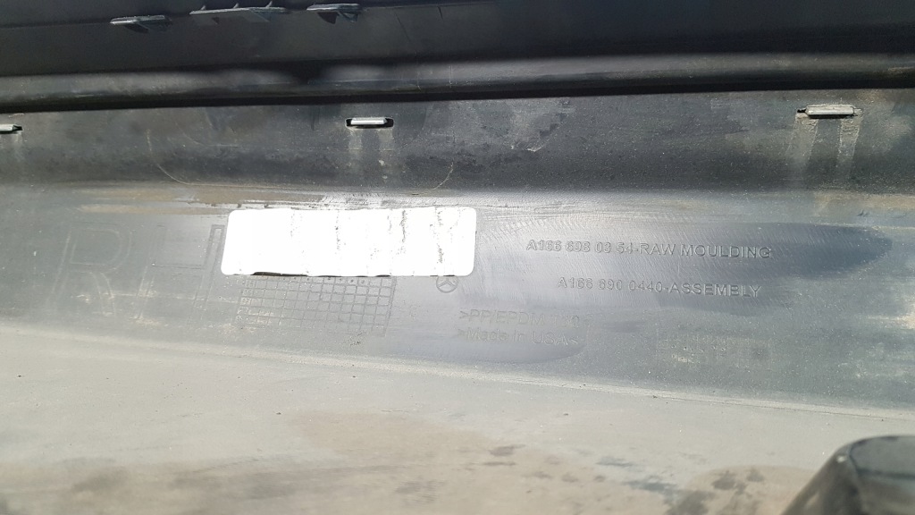 Молдинг порог правая порог mercedes ml gle w166 1666980354 a1666980354 Киев