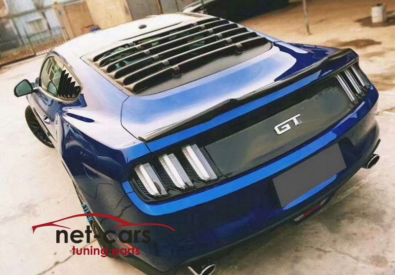 фото №8, Жалюзи защита впуск решётка стекло ford mustang 6