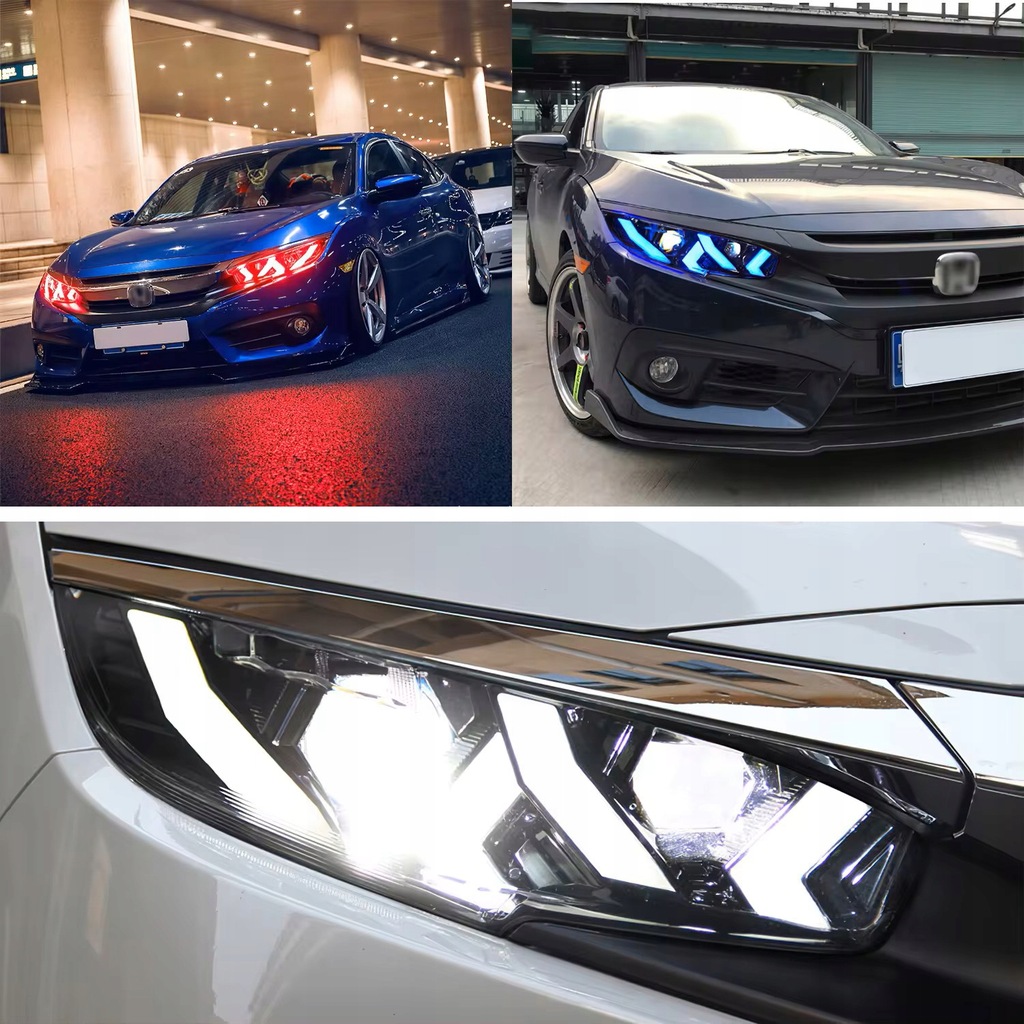 фото №13, Модуль фари w pełni led do hondy civic sedan хетчбек demon 2016-2021