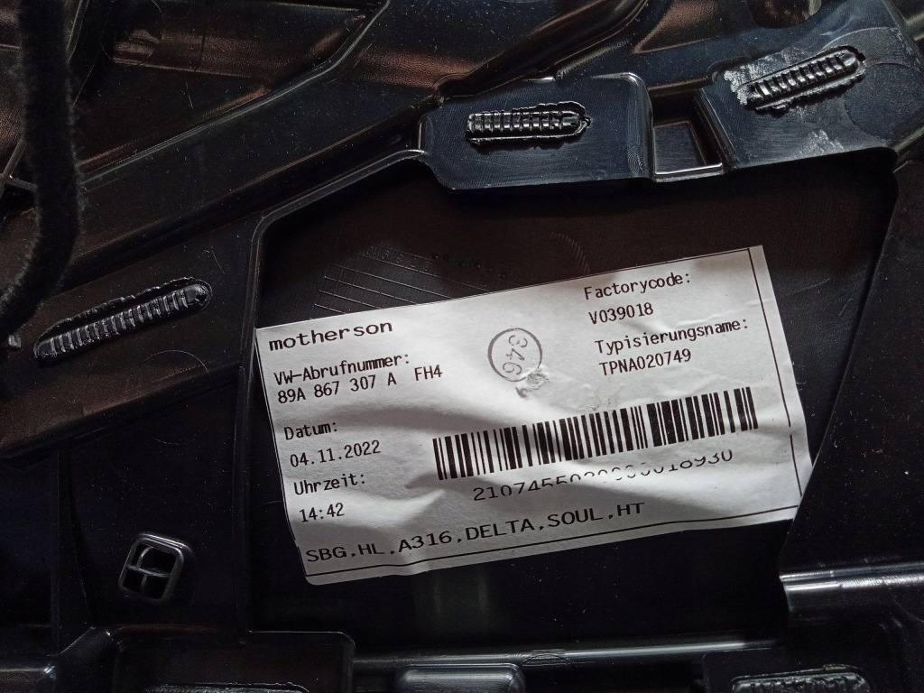 фото №5, Audi q4 e-tron sportback обивка обшивка дверь задняя левая 89a867487