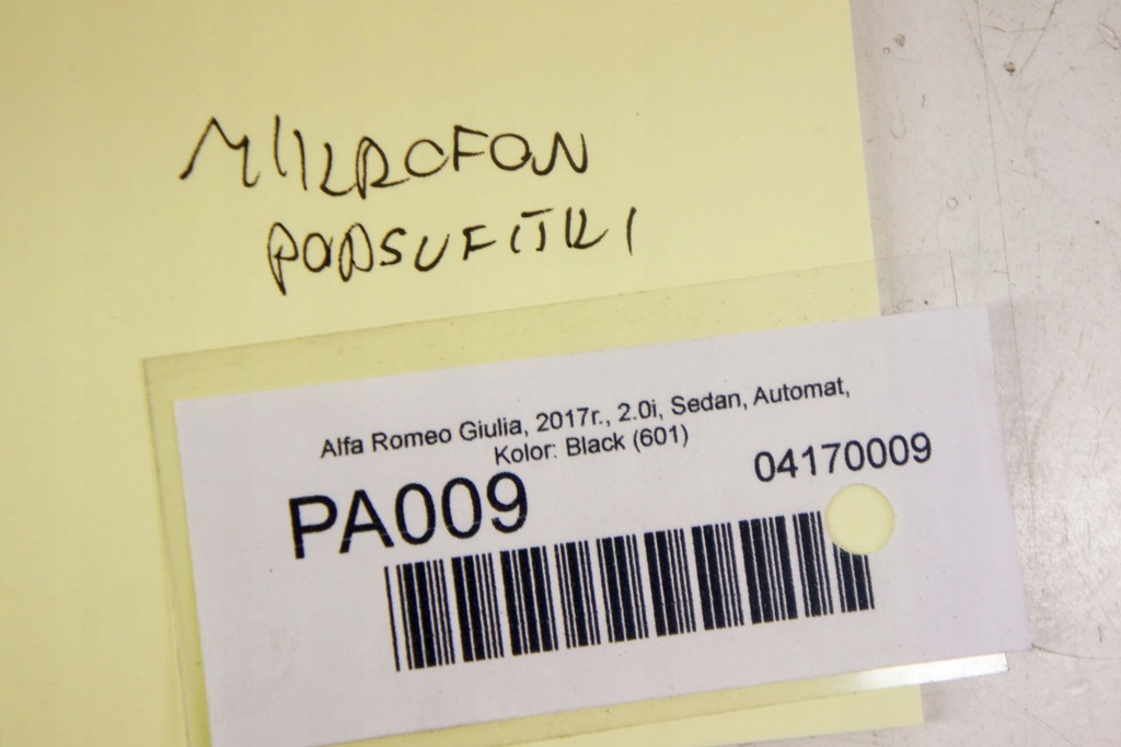 фото №6, Pa009 alfa romeo giulia микрофон 1561147070