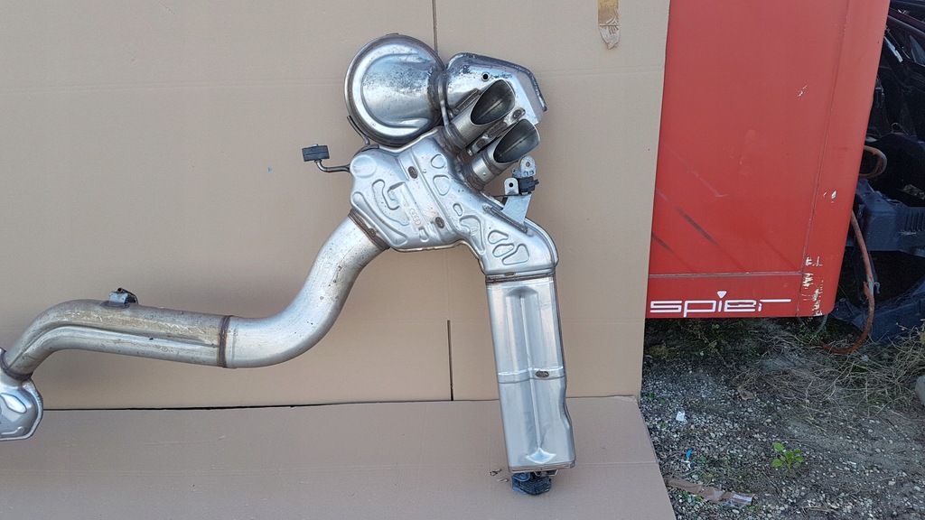 фото №6, Гаситель выхлоп конечный audi a6 c8 4k активный демонтаж