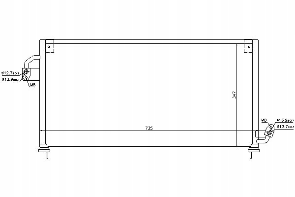 фото №1, Nissens конденсатор радиатор кондиционера []