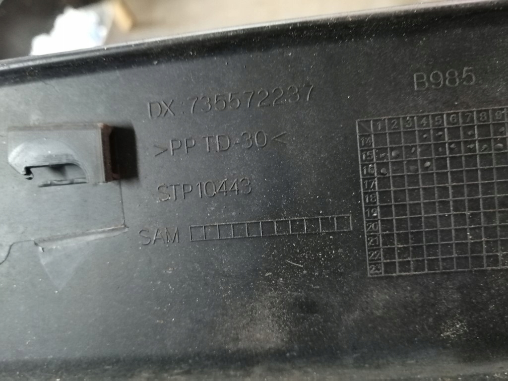 фото №15, Fiat 500x накладка молдинг поріг права 735572237