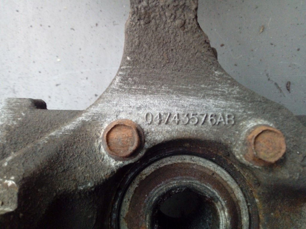 фото №4, Поворотный кулак передние chrysler voyager v rok 2008-2016