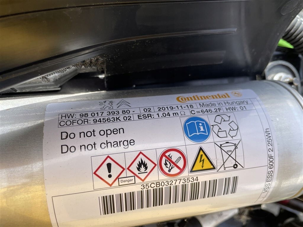 фото №8, Модуль блок управления запуск стоп 2.0 bluehdi citroen c4 picasso 2 ii spacetourer