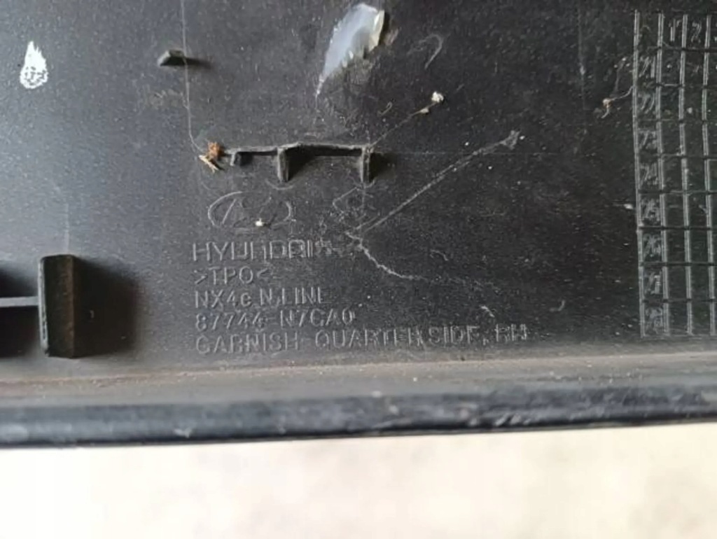 фото №6, M24 молдинг na крыло задняя правая hyundai tucson iv 4 87744n7ca0