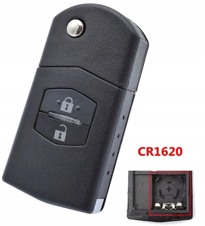 фото №1, Корпус пульта pilot mazda 2 3 5 6 cx-7 rx-8 2 кнопки