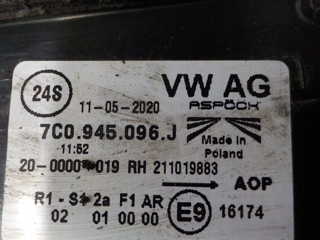 фото №9, Crafter man tge 17- лампа задня права