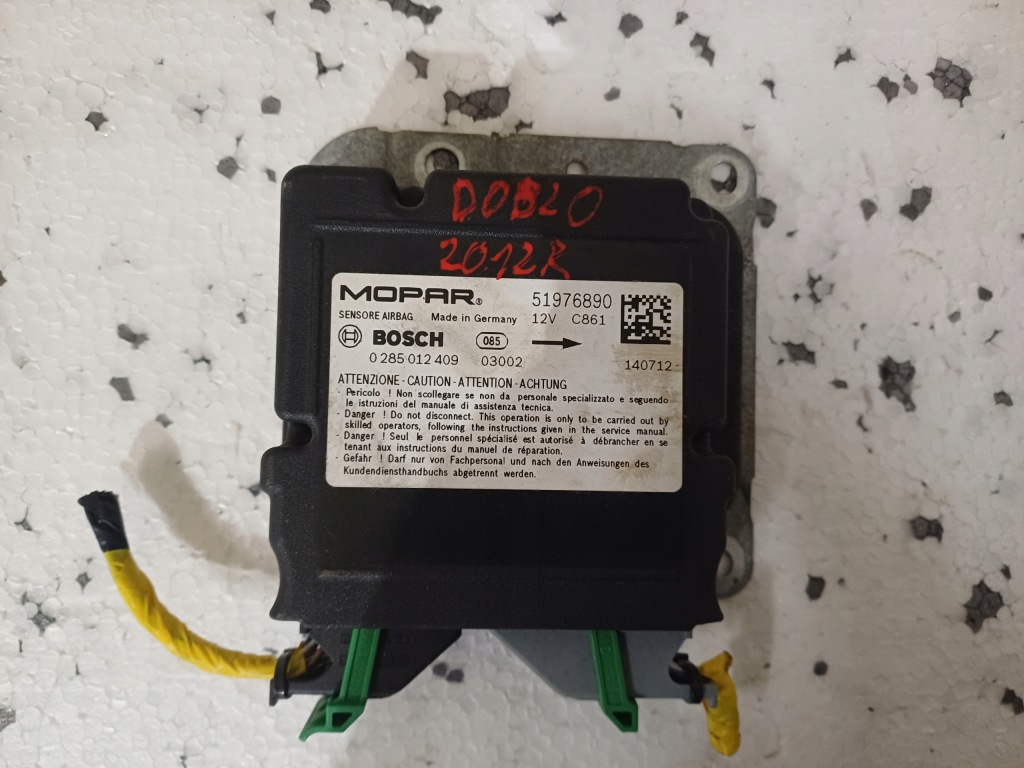 фото №1, Fiat doblo 2 ii 2010- блок керування подушок подушка безпеки 51976890