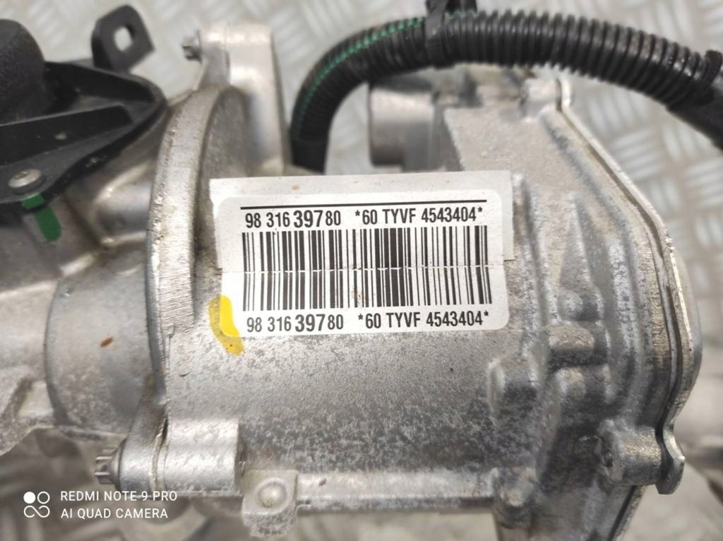 Трансмиссия рулевая рулевая рейка 9831639780 citroen c3 iii 18 tyś. km с Разборки