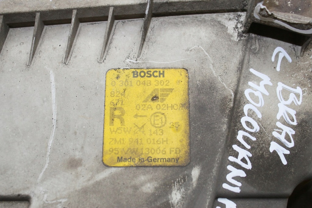 фото №9, Seat оригинальный номер 7m1941016h фара