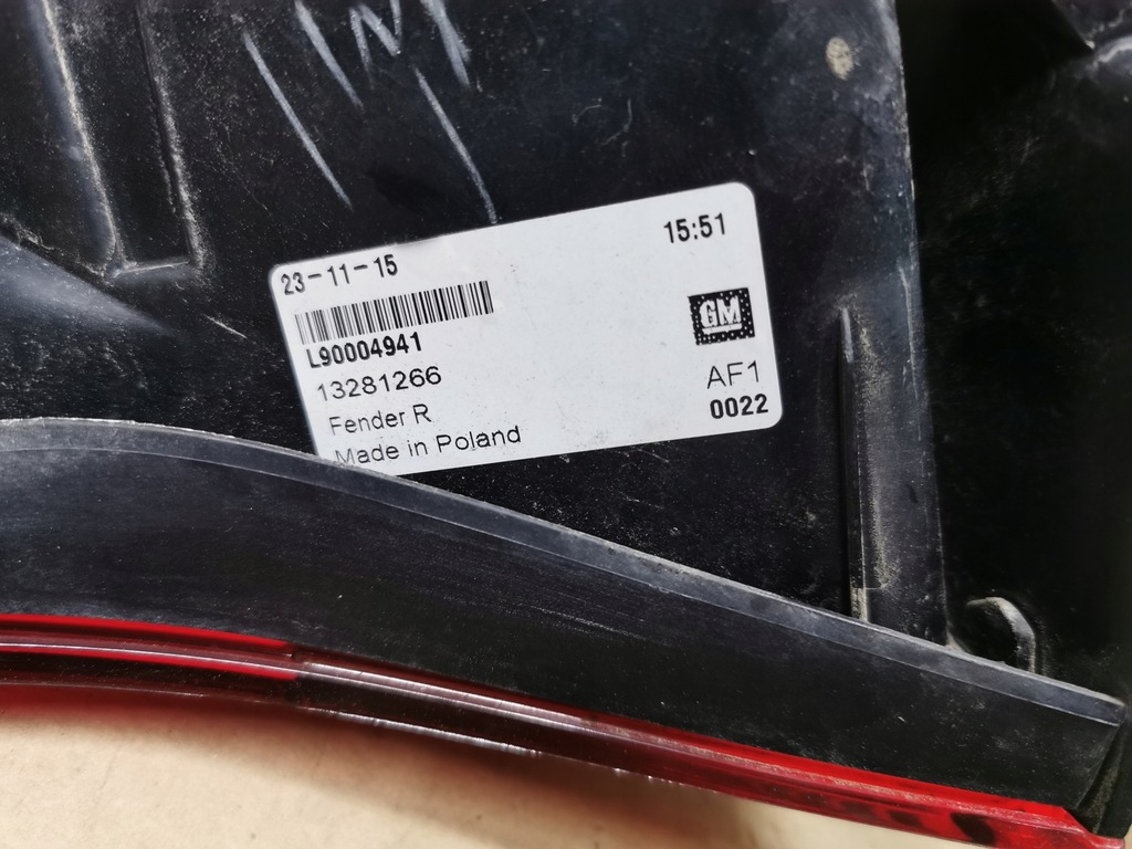 фото №10, Лампа задня задня l p opel astra iv j 4 gtc org