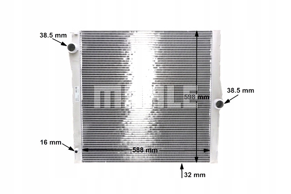 Купить Радиатор двигателя воды bmw x5 e70 3.0 4.4 4.8 10.06-07.13 mahle