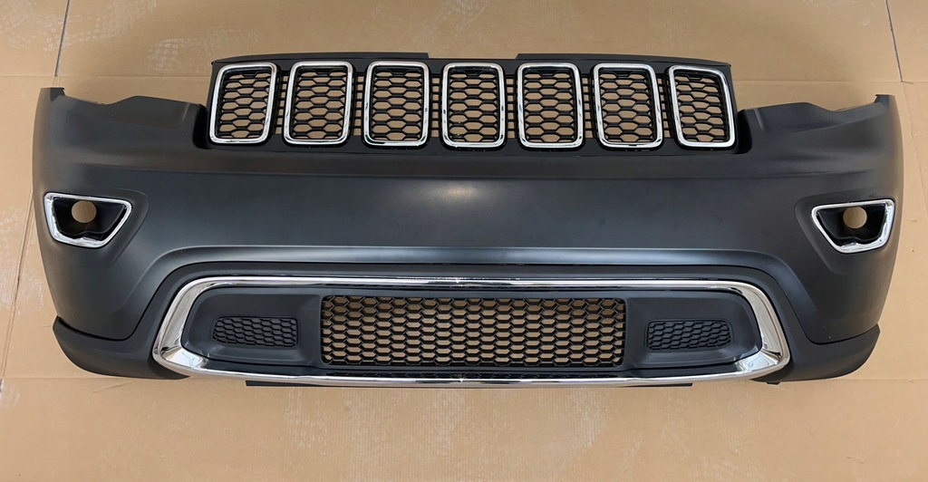 фото №10, Бампер передний лампы решётка радиатора хром jeep grand cherokee iv wk2 2017-2021