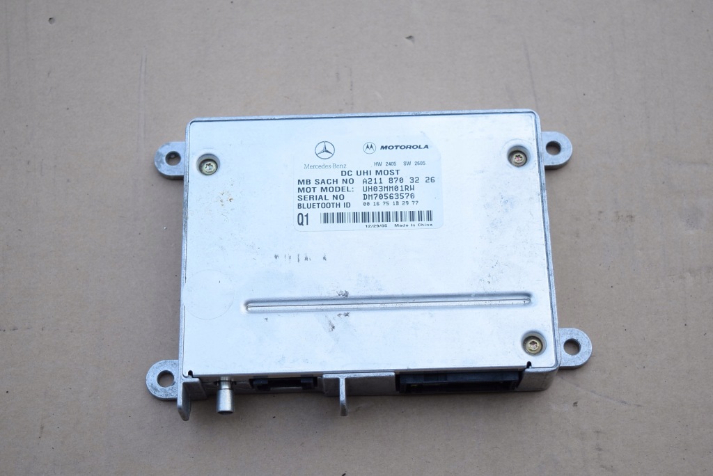 фото №1, Mercedes w211 3.0 v6 модуль bluetooth 2118703226