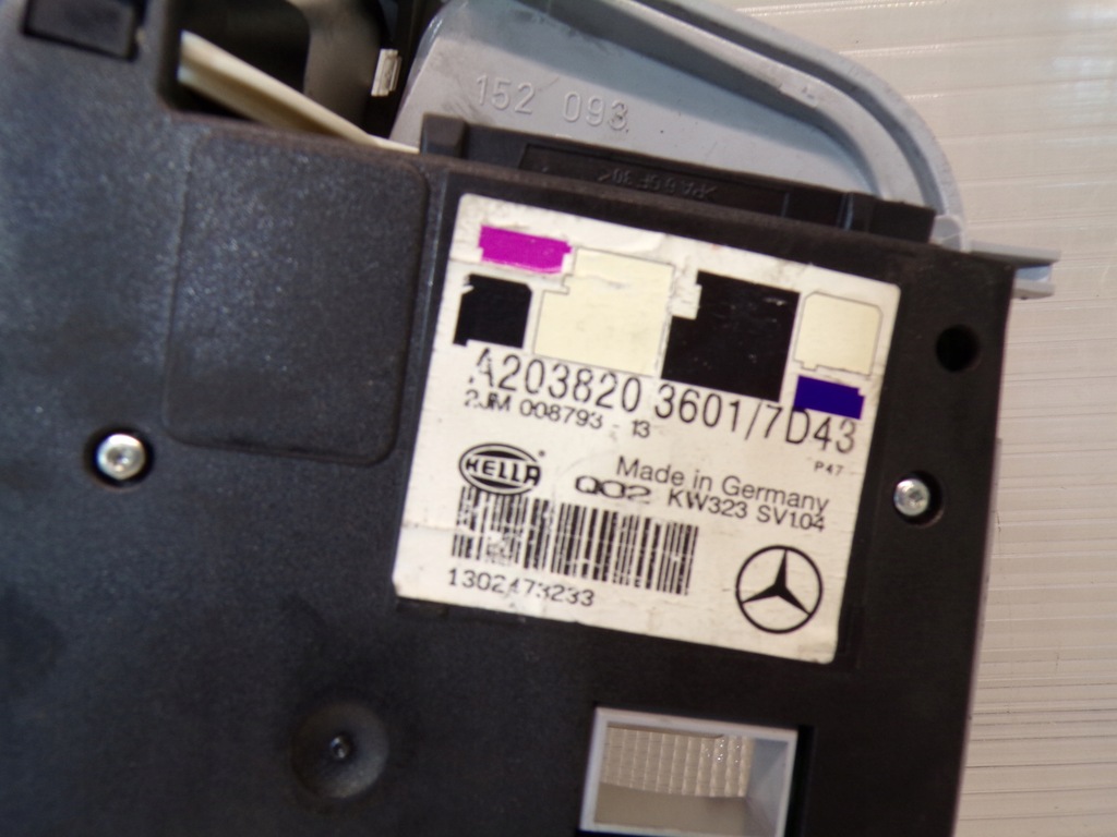 фото №5, Лампа стельовий перемикач люк mercedes w203 w209 clk 2038203601