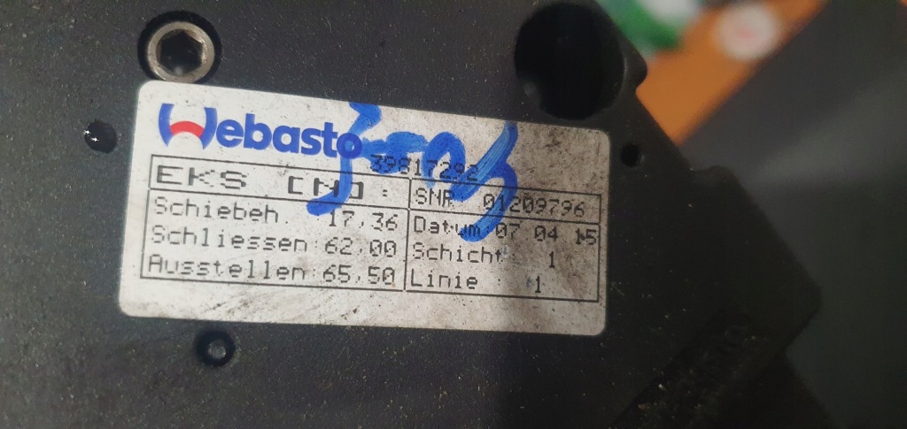 фото №5, Двигатель моторчик люк volvo s60 v60 s80 v70