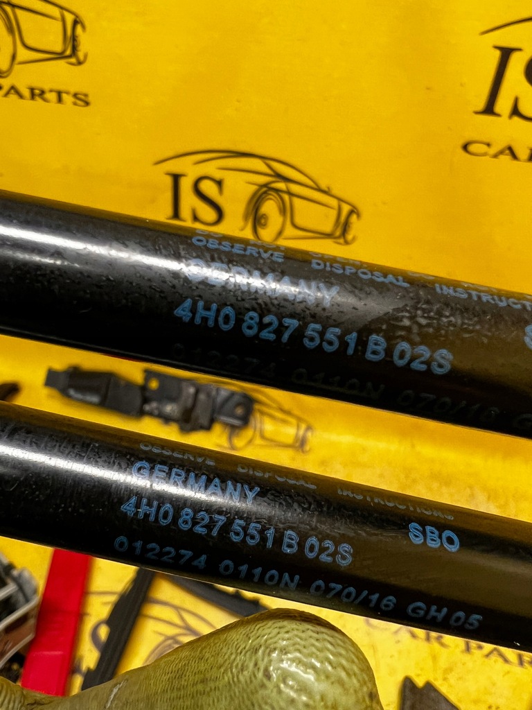 фото №6, Привод амортизатор капот крышки двигателя audi a8 d4